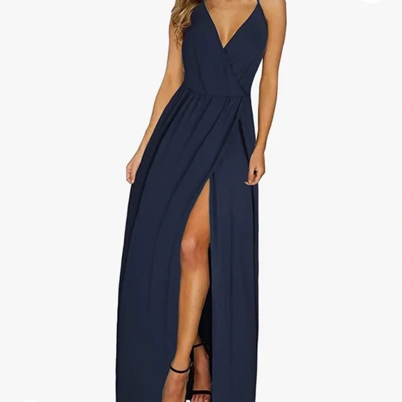 Amazon | Dresses | Navy Blue Amazon Dress | Poshmark